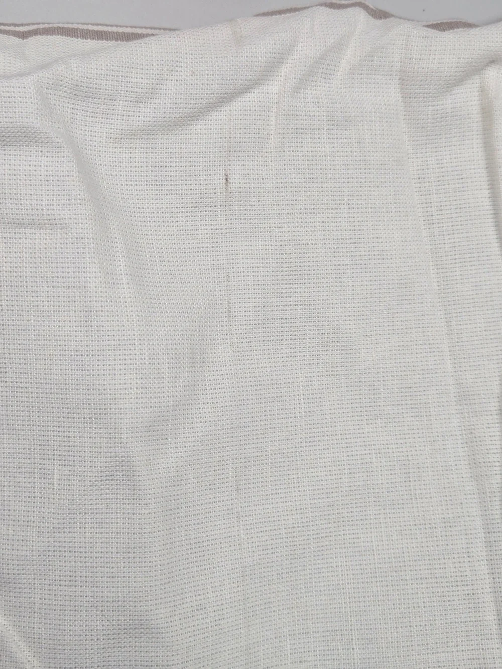 NWT QUINCE Set 2 48x96 Coastal Stripe Linen Cotton True Blackout Curtains 8657
